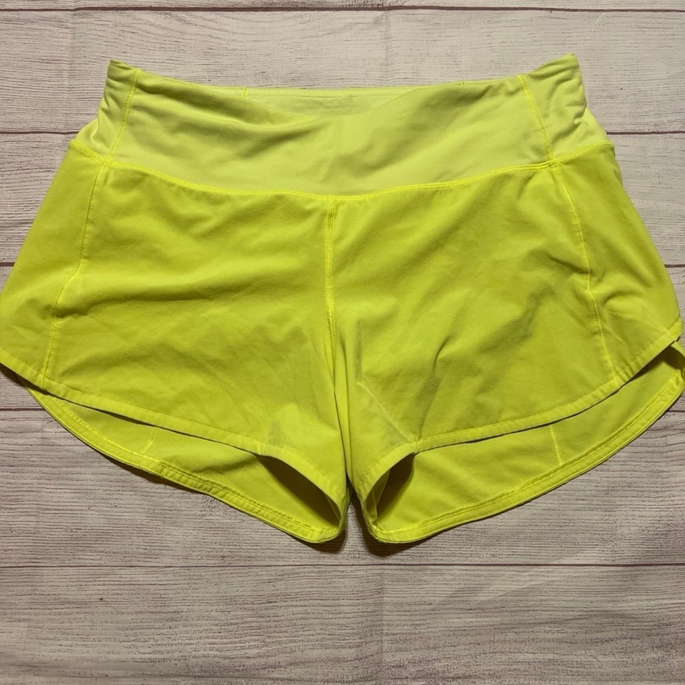 Lululemon Athletica speed up shorts 4” size 8 tall